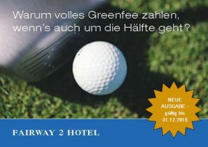 Golfgutscheinbuch